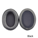 1 Pairs Headset Sponge Cover Ear Pad Leather Case For Kingston Cloud Silver II, Colour: Black