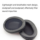 1 Pairs Headset Sponge Cover Ear Pad Leather Case For Kingston Cloud Silver II, Colour: Black Splicing