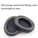 1 Pairs Headset Sponge Cover Ear Pad Leather Case For Kingston Cloud Silver II, Colour: White Splicing