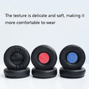 1 Pairs Headphone Sponge Cover Headphone Leather Cover For Jabra Revo Wireless, Colour: Black Blue Net