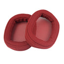 2 PCS Suitable for Logitech G433 G Pro Headphone Cover Sponge Cover Earmuffs(Red Grid )
