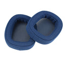 2 PCS Suitable for Logitech G433 G Pro Headphone Cover Sponge Cover Earmuffs(Blue Grid )