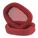 2 PCS Suitable for Logitech G433 G Pro Headphone Cover Sponge Cover Earmuffs(Red Grid )