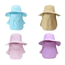 Multifunction Fisherman Hats Outdoor Speed Drying Fishing Breathable Sun Hats(Purple)