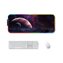 400x900x4mm F-01 Rubber Thermal Transfer RGB Luminous Non-Slip Mouse Pad(Vast Starry Sky)