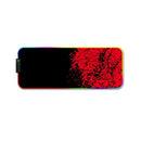 400x900x4mm F-01 Rubber Thermal Transfer RGB Luminous Non-Slip Mouse Pad(Red Fox)