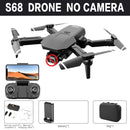 S68 4K Mini Folding Remote Control Drone Air Pressure Fixed Altitude Quadcopter For Aerial Photography, Model: 1 Battery Without Camera