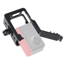 KF41288 For Insta360 One R Metal Cage Sports Camera Protection Frame with Dual Cold Shoes