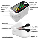 JSL-X201 TFT Color Screen Finger Clip Oximeter Pulse Oximetry Monitor(White)