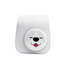 Cartoon Full Body Camera PU Leather Case Bag with Strap for FUJIFILM instax mini 9 / mini 11 / mini 8(Gray Small Milk Dog)
