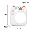 For Fujifilm Instax Mini 11 Cute Cartoon Silicone Shockproof Protective Case( Bear)