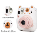 For Fujifilm Instax Mini 11 Cute Cartoon Silicone Shockproof Protective Case( Bear)
