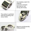 Pipe Clamp With Bolt 316 Stainless Steel Yacht Safety Clamp, Specifications: 25mm