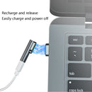 20 Pin Elbow Magnetic USB-C / Type-C Adapter Support Charging and 4K Video Transferring(Silver)