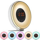 Simulated Sunrise And Sunset Sleep Light Alarm Clock with FM Radio(US Plug)