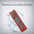 2 PCS Silicone Remote Control Protective Case For Sangsung BN59 AA59(Y6 Red)
