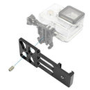 20mm Rail Side Mount For GoPro HERO10 Black / HERO9 Black / HERO8 Black /7 /6 /5 /5 Session /4 Session /4 /3+ /3 /2 /1, DJI Osmo Action, Xiaoyi And Other Action Cameras, Hunting Shot(Black)