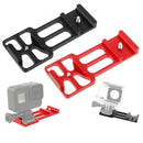 20mm Rail Side Mount For GoPro HERO10 Black / HERO9 Black / HERO8 Black /7 /6 /5 /5 Session /4 Session /4 /3+ /3 /2 /1, DJI Osmo Action, Xiaoyi And Other Action Cameras, Hunting Shot(Black)