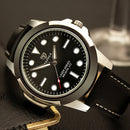 YAZOLE 372 Men Sports Watch Luminous Simple Quartz Watch(Black Tray Black Belt)
