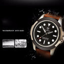 YAZOLE 372 Men Sports Watch Luminous Simple Quartz Watch(Black Tray Black Belt)