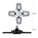 120W LED Garage Light Factory Warehouse Folding Four-Leaf Lamp(Warm White Light)