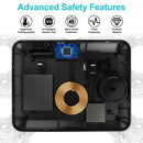 HQ-UD17 4 in 1 Wireless Charger Phone Holder Charging Base for Smart Phones, iWatch, AirPods (Black)