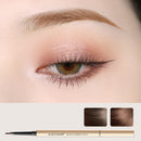 3 PCS MAYCHEER 3117 Small Gold Bars Double Eyebrow Pencil Thin Head Waterproof Non-bleeding Eyebrow Pencil(2 Light Coffee Color)
