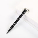 10 PCS Outdoor Anti-Wolf Supplies Equipment Pen Stick with Key Ring(Black)