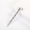 10 PCS Outdoor Anti-Wolf Supplies Equipment Pen Stick with Key Ring(Silver)