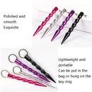 10 PCS Outdoor Anti-Wolf Supplies Equipment Pen Stick with Key Ring(Black)