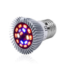 2 PCS LED Plant Growth Lamp Full Spectrum Plant Fill Light Cup, Power: E14 18 Beads