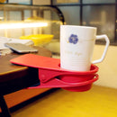 2 PCS G3389 Table Side Cup Clip Large Thickened Cup Clip(Red)