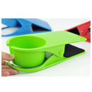 2 PCS G3389 Table Side Cup Clip Large Thickened Cup Clip(Blue)