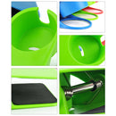 2 PCS G3389 Table Side Cup Clip Large Thickened Cup Clip(Blue)