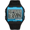 SYNOKE 9021 Square Sarge Screen Display Luminous Multifunctional Outdoor Men Sports Watch Digital Watch(Lake Blue)