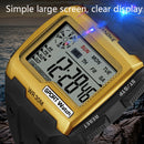 SYNOKE 9021 Square Sarge Screen Display Luminous Multifunctional Outdoor Men Sports Watch Digital Watch(Lake Blue)