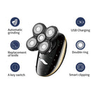 SPORTSMAN MS-535 5 In 1 Five-Head Shaving Humeral Body Water Washed Nasal Hair Shaving Knife, Specification: USB