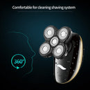 SPORTSMAN MS-535 5 In 1 Five-Head Shaving Humeral Body Water Washed Nasal Hair Shaving Knife, Specification: USB