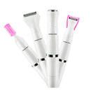 SONAX PRO SN-8933 4 In 1 Electric Women Shaver Multi-Function USB Charge Scraping Knife Hair Removal Device(White)