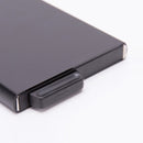2 PCS Aluminum Alloy Credit Card Wallet RFID Anti-Theft Multi-Function Automatic Eject Card Box(Golden)