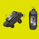 WEST BIKING YP0707263 Bicycle Outdoor Front Beam Bag EVA Hard Shell Phone Bag(Gray)