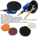 Pneumatic Sandpaper Machine Car Polishing Machine Grinding Machine Waxing Machine, Model: 6inch Vacuum