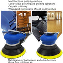 Pneumatic Sandpaper Machine Car Polishing Machine Grinding Machine Waxing Machine, Model: 6inch Vacuum