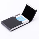 2 PCS Advertising Business Card Case Business Practical Craft Gift(Black)