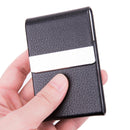 2 PCS Advertising Business Card Case Business Practical Craft Gift(Black)