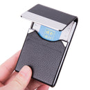 2 PCS Advertising Business Card Case Business Practical Craft Gift(Black)