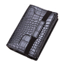 RFID Anti-Theft Aluminum Alloy Card Case(Crocodile Black)