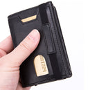 RFID Anti-Theft Aluminum Alloy Card Case(Carbon Fiber Black)