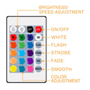 15W Smart Remote Control RGB Bulb Light 16 Color Lamp(Warm White)