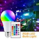15W Smart Remote Control RGB Bulb Light 16 Color Lamp(Warm White)